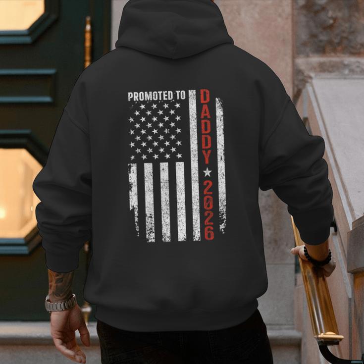 Promoted To Daddy 2026 Men's Hoodie Back Print