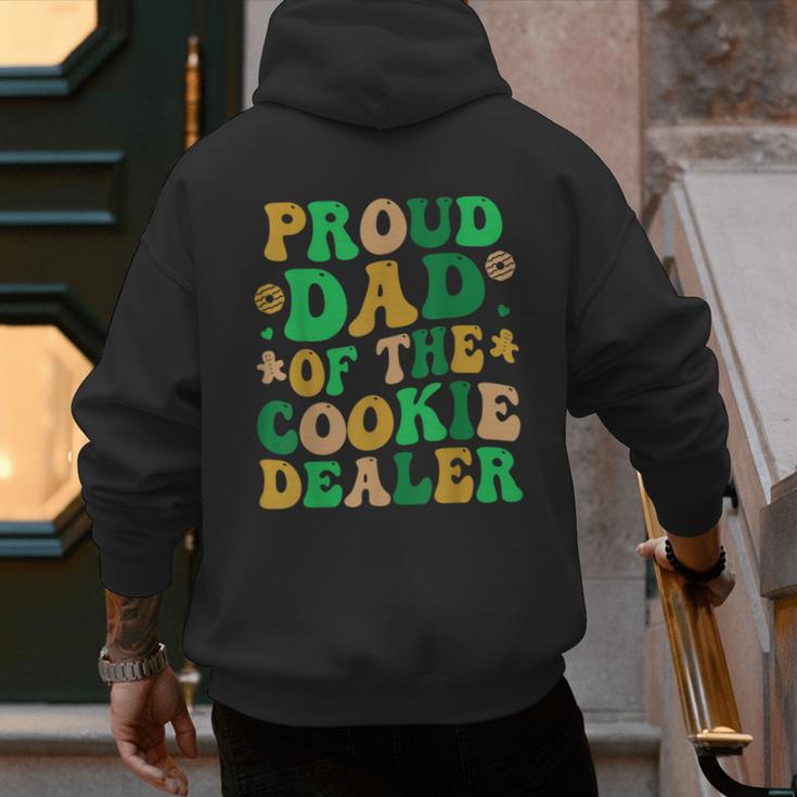 Proud Dad Of a Cookie Dealer Scout Troop Cookie Dealer Girls Men's Hoodie Back Print