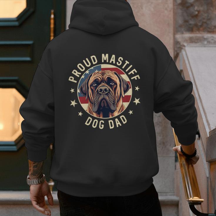 Proud Mastiff Dad American Flag Patriotic Mastiff Dad Men's Hoodie Back Print Proud Mastiff Dad American Flag Patriotic Mastiff Dad Men's Hoodie Back Print