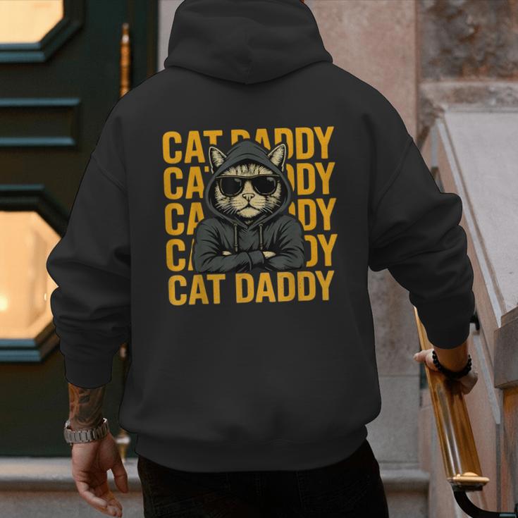 Retro Cat Daddy Style Animal For Men Women Kid Boy Girl Men's Hoodie Back Print Retro Cat Daddy Style Animal For Men Women Kid Boy Girl Men's Hoodie Back Print