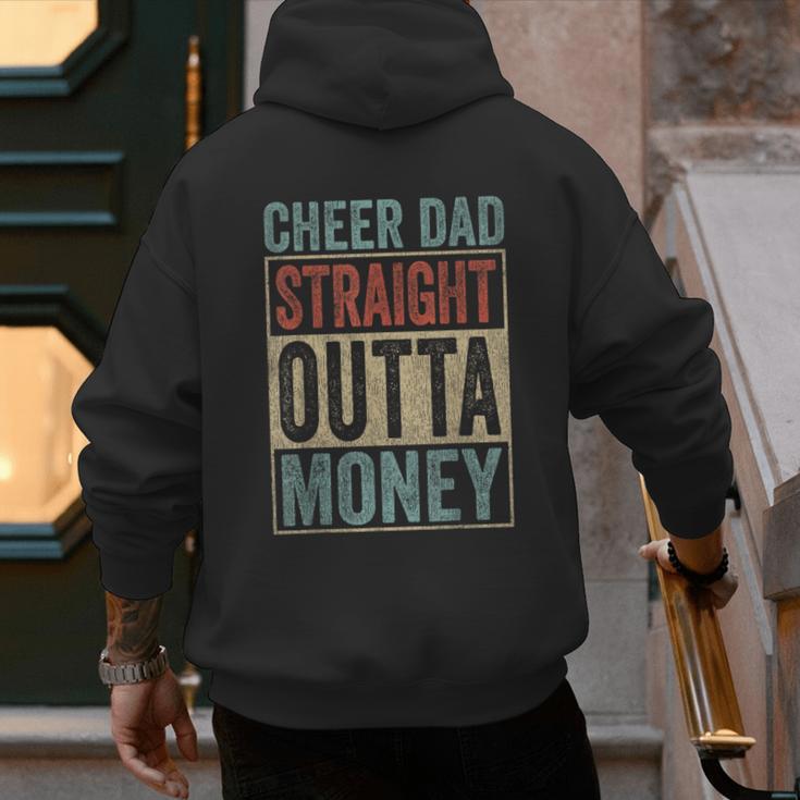 Retro Cheer Dad Straight Outta Money Men's Hoodie Back Print