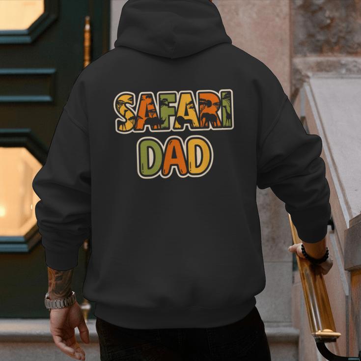 Safari Dad Safari Outfit Safari Costume Cute African Safari Men's Hoodie Back Print