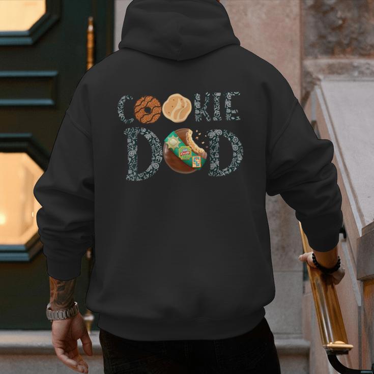 Scout Shirt Cookie Dad Family Girl Troop Leader Men's Hoodie Back Print