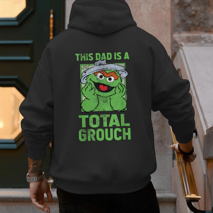 Sesame Street Father's Day Total Grouch Dad Men's Hoodie Back Print