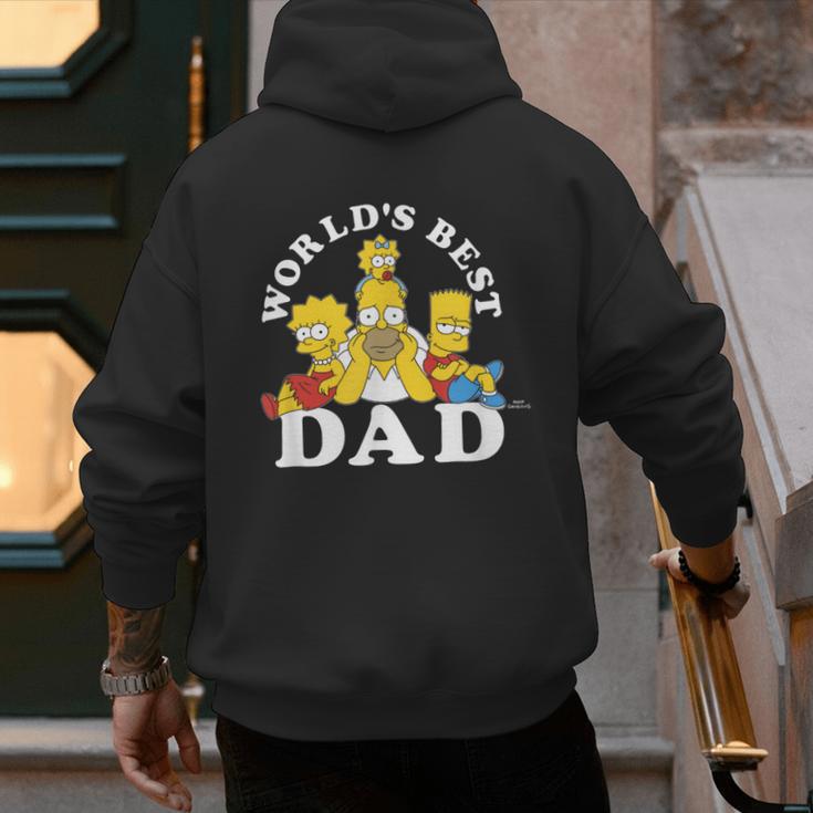 The Simpsons World's Best Dad Father's Day Group V2 Small Men's Hoodie Back Print The Simpsons World's Best Dad Father's Day Group V2 Small Men's Hoodie Back Print