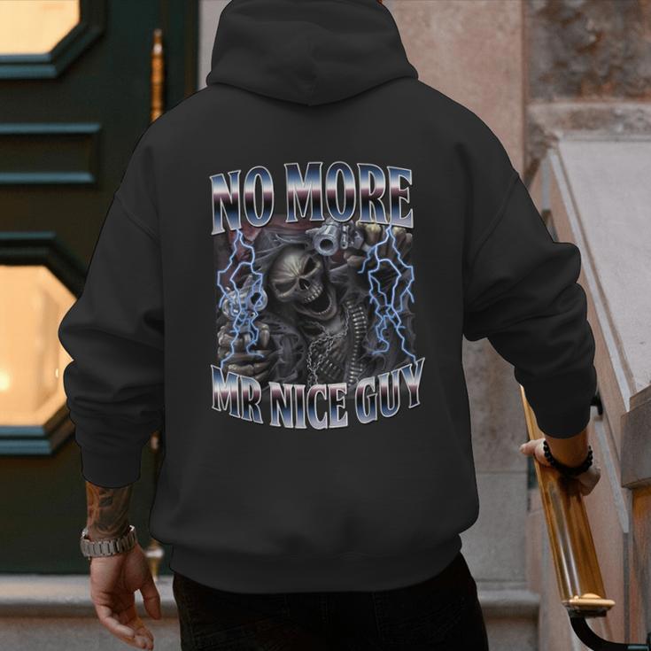 Skeleton No More Mr Nice Guy Meme Men Dad Papa Men's Hoodie Back Print Skeleton No More Mr Nice Guy Meme Men Dad Papa Men's Hoodie Back Print