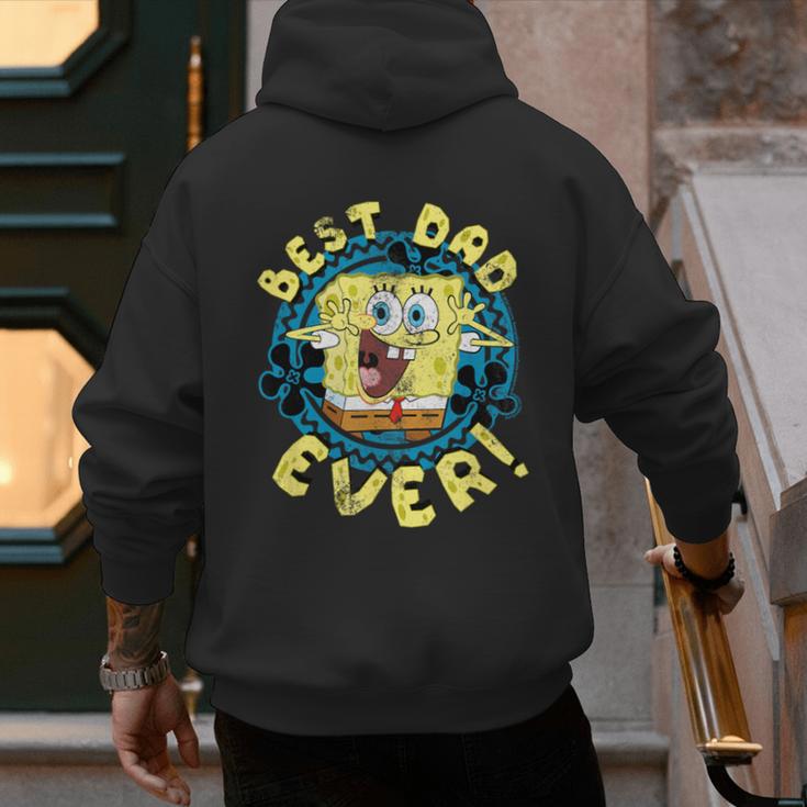 Spongebob Squarepants Father's Day Best Dad Ever Men's Hoodie Back Print