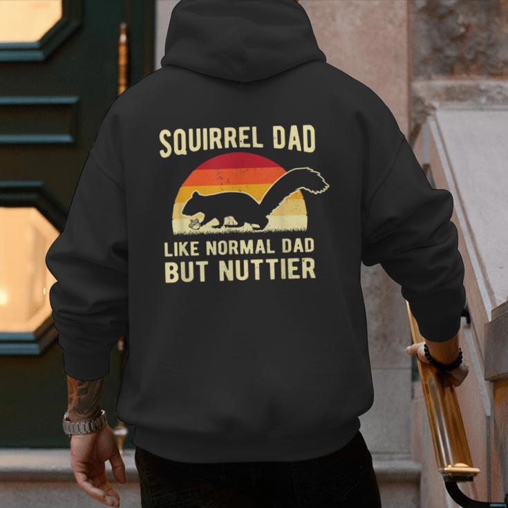 Squirrel Dad Pet Squirrel Owner Squirrel Lover Nuts Men's Hoodie Back Print