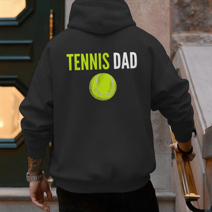 Tennis Dad For Men Tennis Dad Humor Tennis Lover Men's Hoodie Back Print