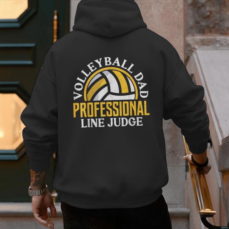 Volleyball Dad Professional Line Judge Volleyball Dad Men's Hoodie Back Print Volleyball Dad Professional Line Judge Volleyball Dad Men's Hoodie Back Print