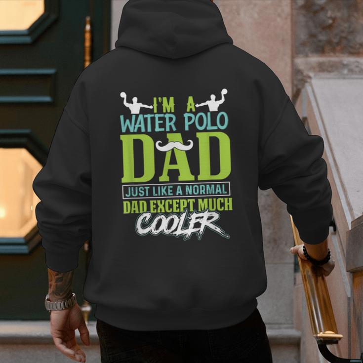 Water Polo Dad Water Sports Men Water Polo Player Men's Hoodie Back Print