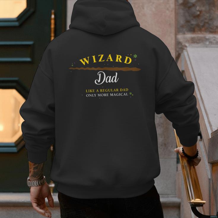Wizard Dad Shirt Cute Magical Men's Hoodie Back Print