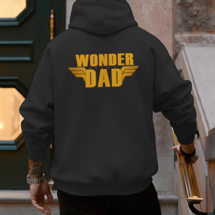 Wonder Dad Shirt Men's Hoodie Back Print