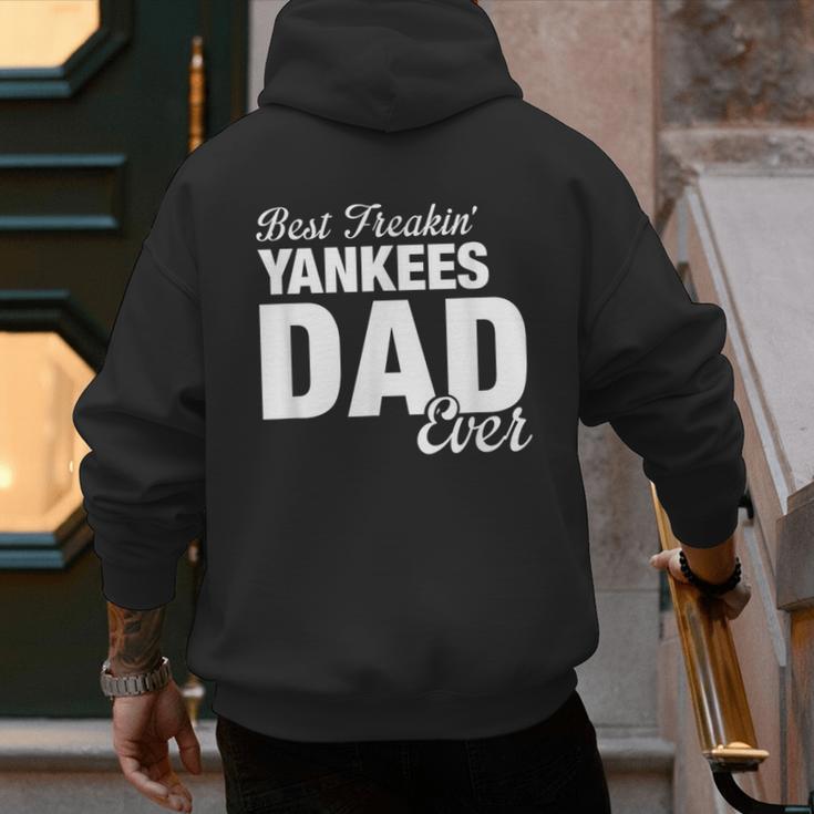 Yankees North Best Freakin' Dad Ever HS Men's Hoodie Back Print