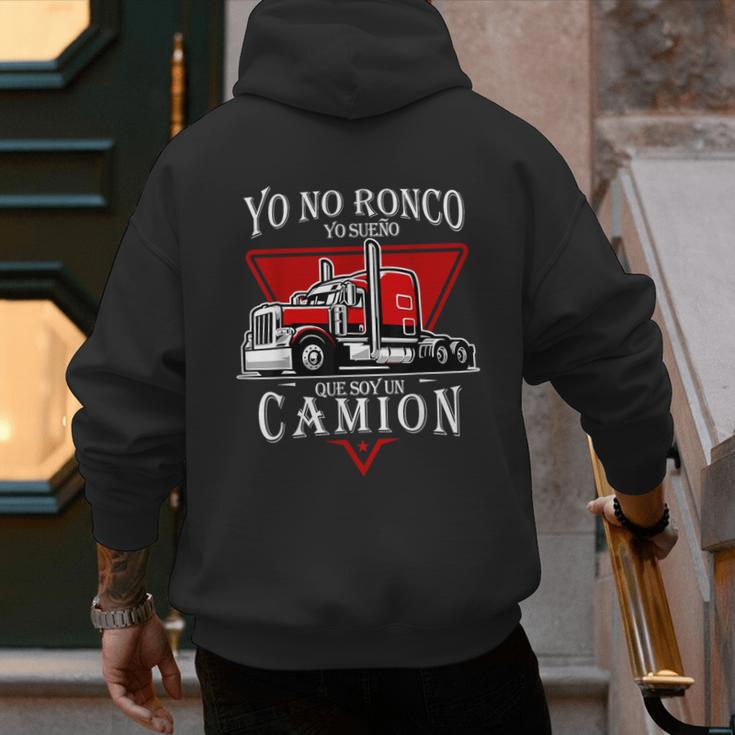 Yo No Ronco Yo Sueno Que Soy Un Camion Latin Dad Spanish Men's Hoodie Back Print Yo No Ronco Yo Sueno Que Soy Un Camion Latin Dad Spanish Men's Hoodie Back Print