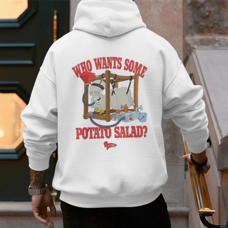 American Dad Who Wants Some Potato Salad Roger Cartoon Men's Hoodie Back Print American Dad Who Wants Some Potato Salad Roger Cartoon Men's Hoodie Back Print