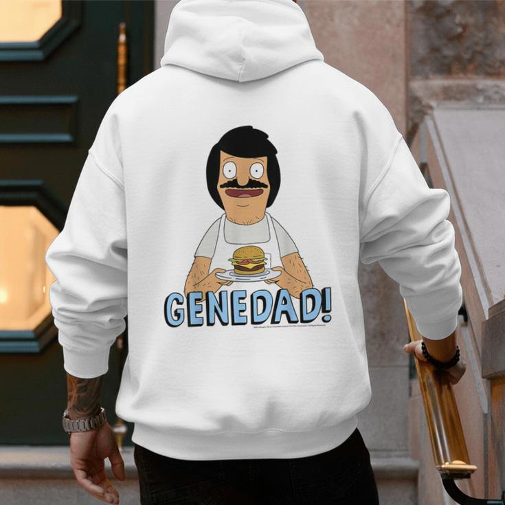 Bob's Burgers Gene Dad Portrait Men's Hoodie Back Print