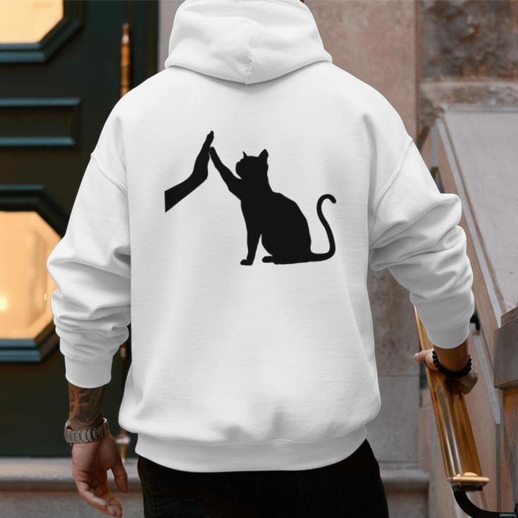 Cat Lover Cat Mom Cat Dad Men Women & Kids Cute Cat Men's Hoodie Back Print