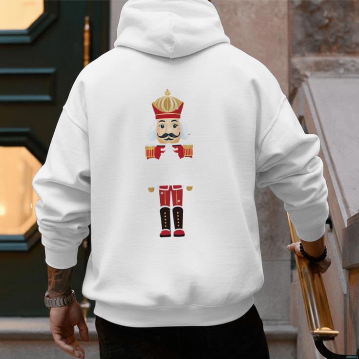 Cool Dad Nutcracker Christmas Family Matching Pajama Men's Hoodie Back Print