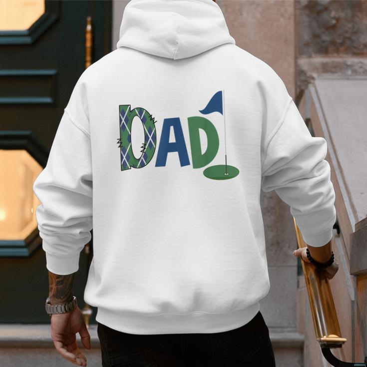 Dad Of The Birthday Boy Hole In One Golf Sport Matching Men's Hoodie Back Print Dad Of The Birthday Boy Hole In One Golf Sport Matching Men's Hoodie Back Print