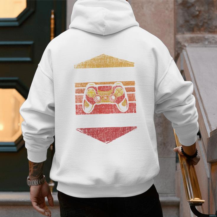 Dad Level Unlocked Gaming Gamer Father Video Games Men's Hoodie Back Print Dad Level Unlocked Gaming Gamer Father Video Games Men's Hoodie Back Print