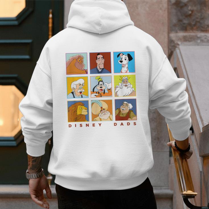 Disney Classic Father's Day Disney Dads Colorful Panels Men's Hoodie Back Print