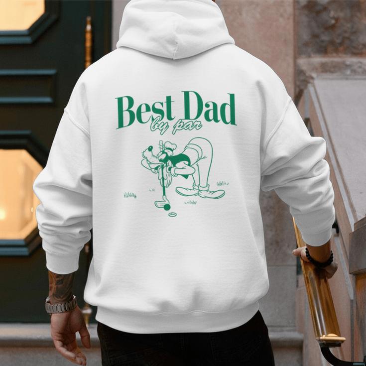 Disney Mickey & Friends Father's Day Best Dad Goofy Big Logo Men's Hoodie Back Print