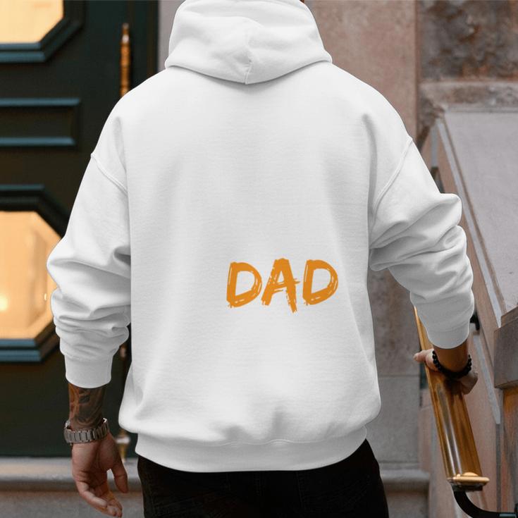 Gymnastics Dad For Gymnastic Father Parents Men's Hoodie Back Print