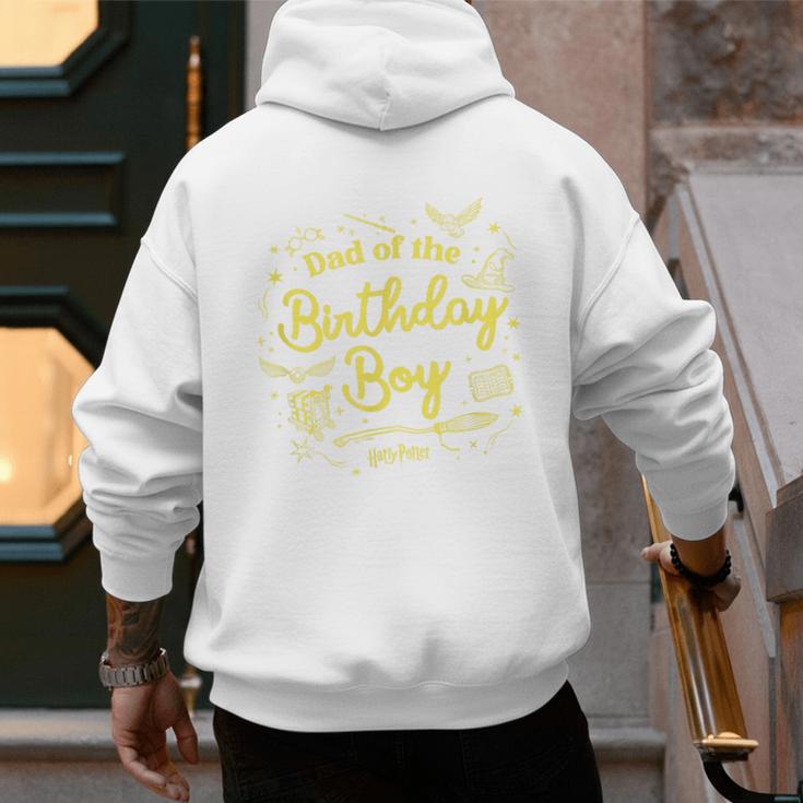 Harry Potter Dad Of The Birthday Boy Magical Things Logo Men's Hoodie Back Print