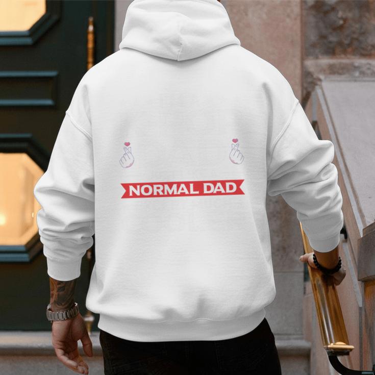 I'm A K-Pop Dad Just Like Normal Dad Except Much Cooler Men's Hoodie Back Print