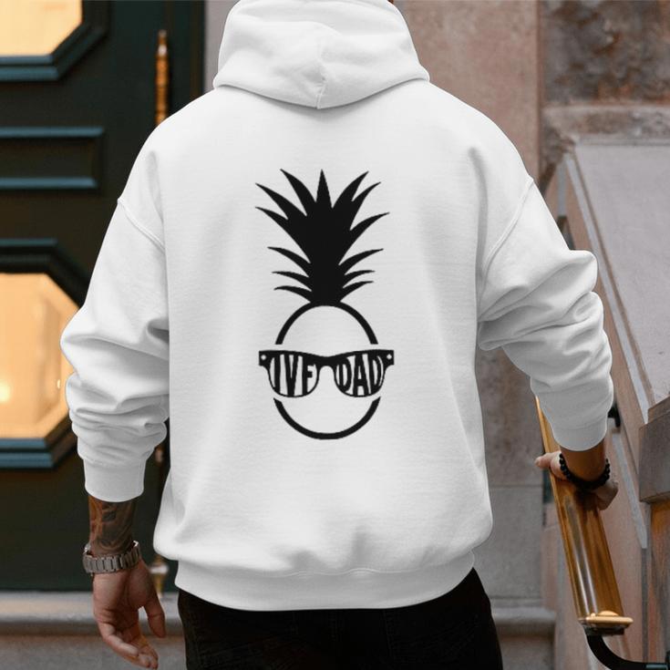 IVF DAD Pineapple Transfer Day Retrieval Day Infertility Men's Hoodie Back Print IVF DAD Pineapple Transfer Day Retrieval Day Infertility Men's Hoodie Back Print