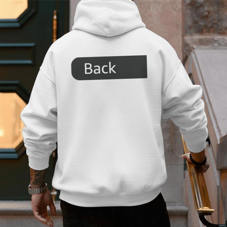 Just A Regular Dad Trying Not To Raise Liberals On Back Men's Hoodie Back Print