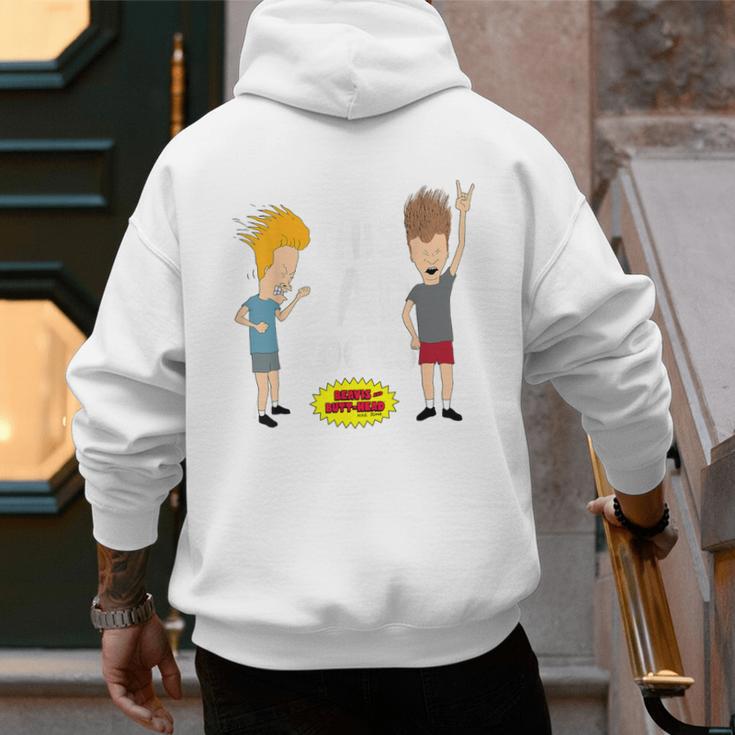 MTV Beavis And Butthead This Dad Rocks Men's Hoodie Back Print