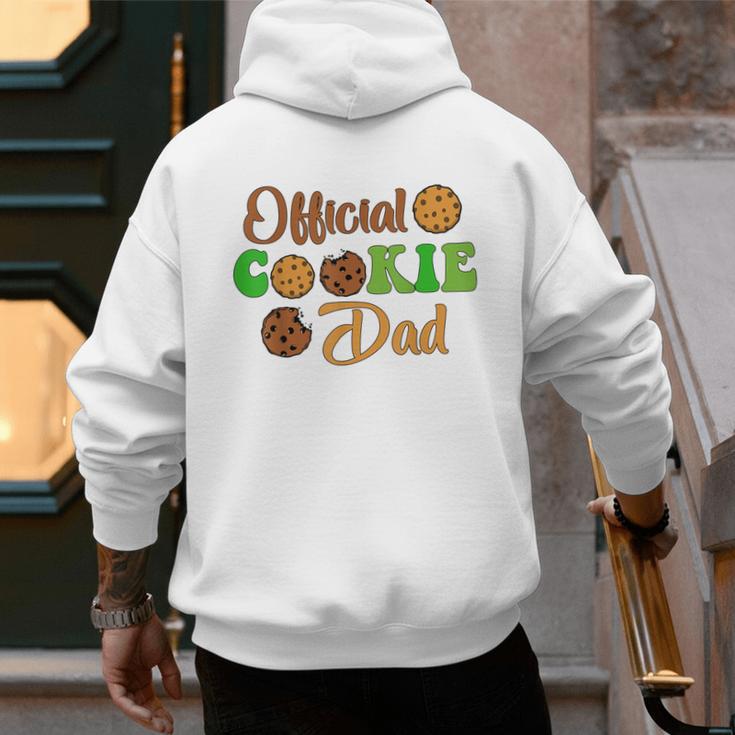 Official Cookie Dad Scout For Girls Cookie Dealer Men's Hoodie Back Print