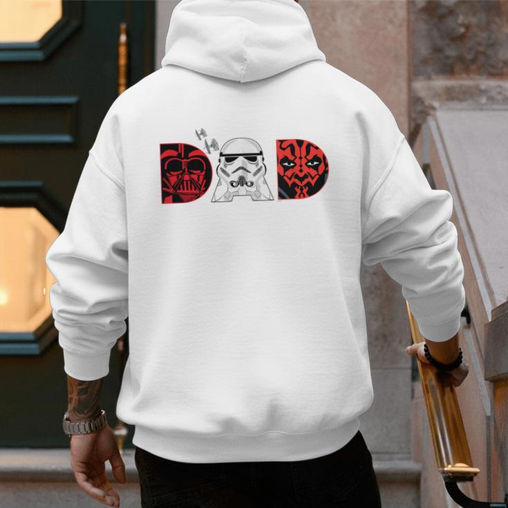 Star Wars Darth Vader Darth Maul Dad Father's Day Birthday Men's Hoodie Back Print