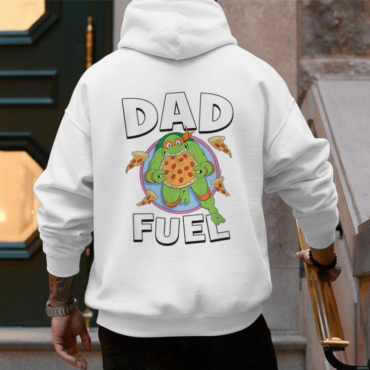 TMNT Michelangelo Dad Fuel Men's Hoodie Back Print