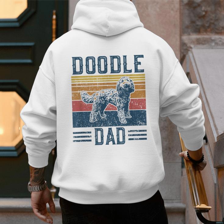 Vintage Doodle Dad Aussie Doodle & Goldendoodle Men's Hoodie Back Print Vintage Doodle Dad Aussie Doodle & Goldendoodle Men's Hoodie Back Print