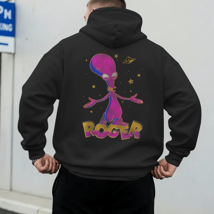 American Dad Outer Space Roger Cartoon Men's Hoodie Back Print