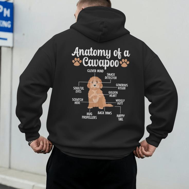 Anatomy Of A Cavapoo Dog Cavapoo Owner Cavapoo Dad Men's Hoodie Back Print Anatomy Of A Cavapoo Dog Cavapoo Owner Cavapoo Dad Men's Hoodie Back Print