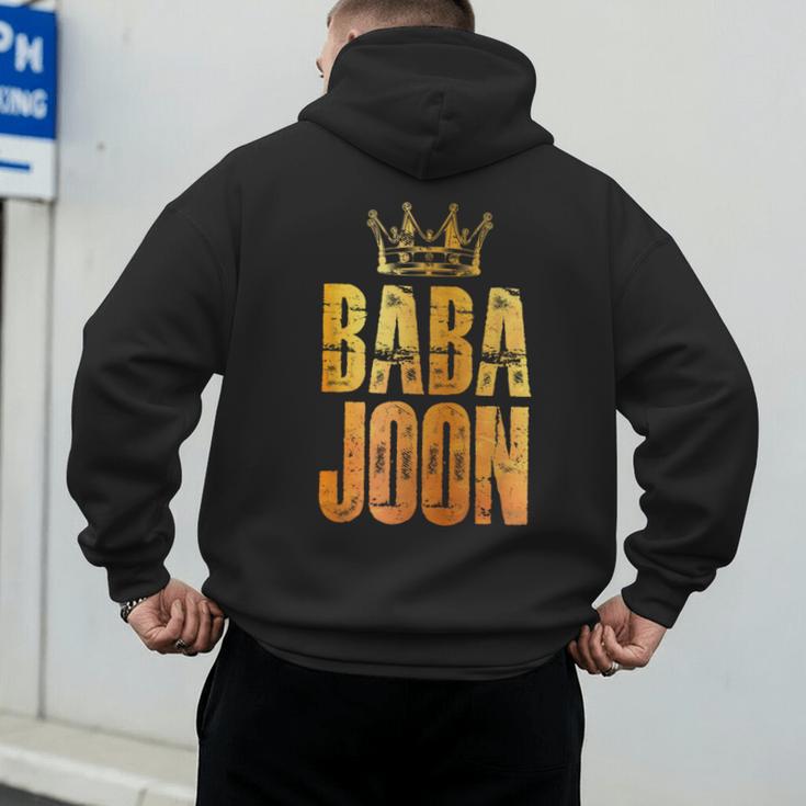 Baba Joon Persian Dad Iran Quote Iranian Fathers Day Men's Hoodie Back Print