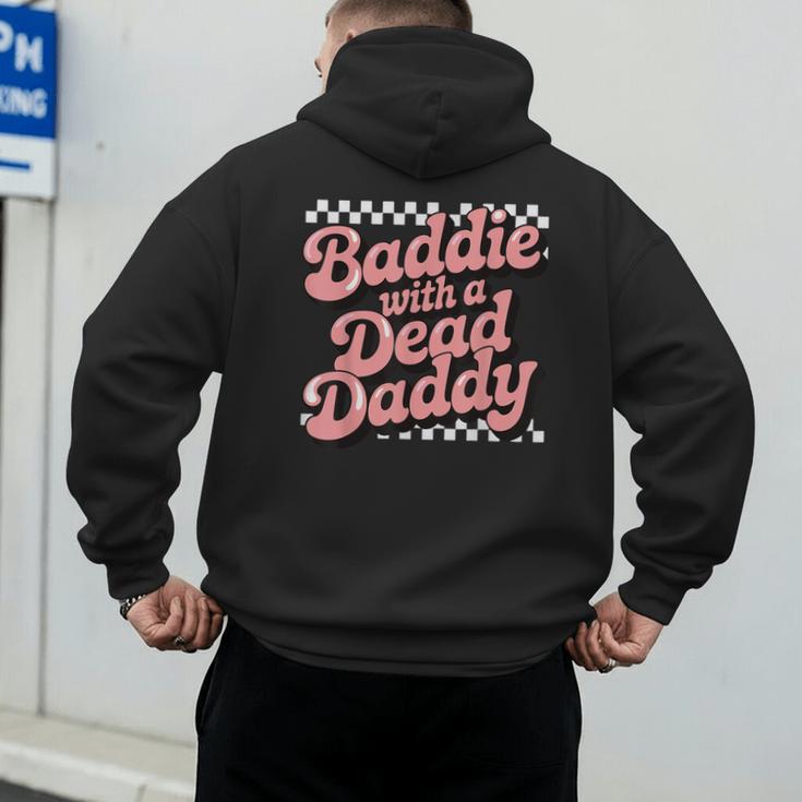 Baddie With A Dead Daddy Men's Hoodie Back Print