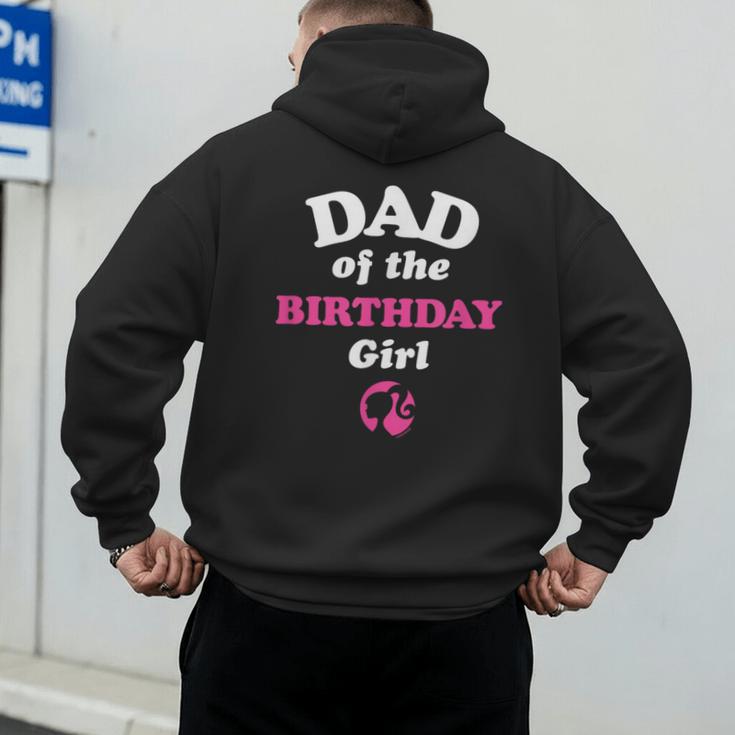 Barbie Dad Of The Birthday Girl Small Men's Hoodie Back Print