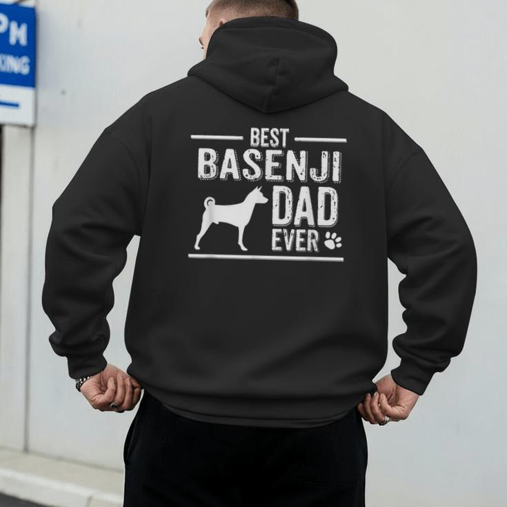 Basenji Dad Best Dog Owner Ever T-Shirt Men's Hoodie Back Print Basenji Dad Best Dog Owner Ever T-Shirt Men's Hoodie Back Print