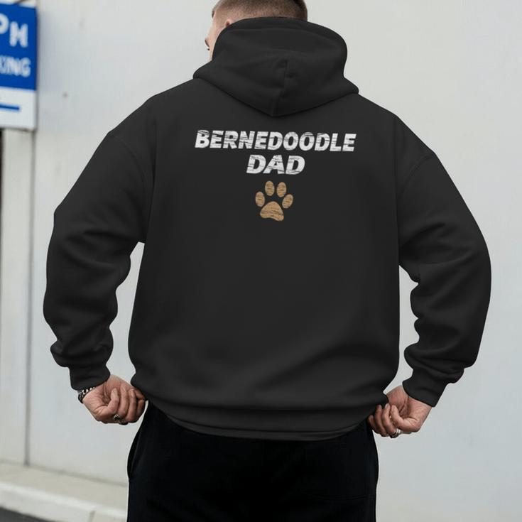 Bernedoodle Dad & Kids Tee Fathers Day T-Shirt Men's Hoodie Back Print