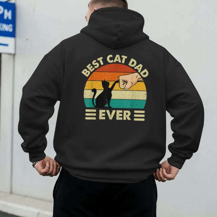 Best Cat Dad Ever Cat Lover Kitten Owner Kitty Men's Hoodie Back Print Best Cat Dad Ever Cat Lover Kitten Owner Kitty Men's Hoodie Back Print