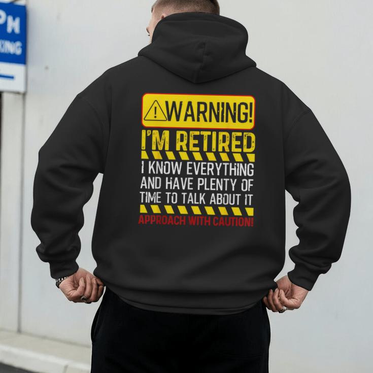 Best Retirement Novelty For Men Women Dad Grandpa Retirement Men's Hoodie Back Print Best Retirement Novelty For Men Women Dad Grandpa Retirement Men's Hoodie Back Print