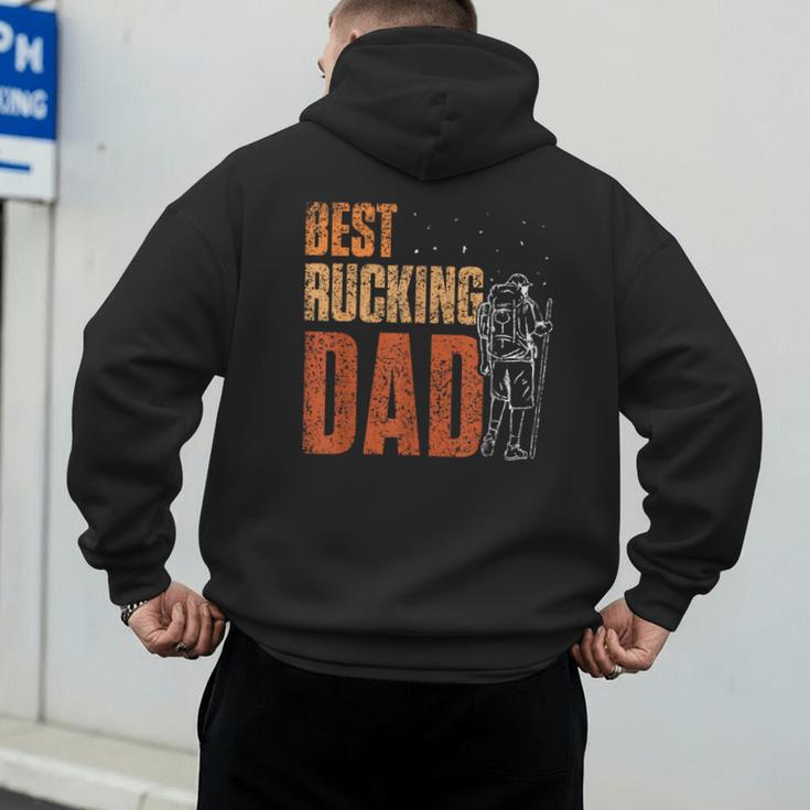 Best Rucking Dad Ruck Backpack Rucksack Workout Rucking Men's Hoodie Back Print Best Rucking Dad Ruck Backpack Rucksack Workout Rucking Men's Hoodie Back Print