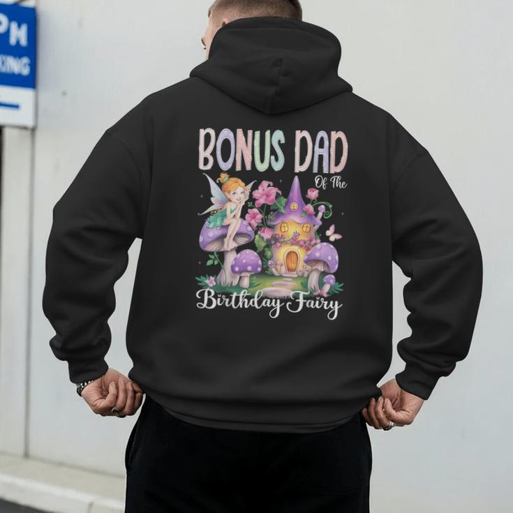 Bonus Dad Of The Birthday Fairy 1St Birthday Girl Party Men's Hoodie Back Print