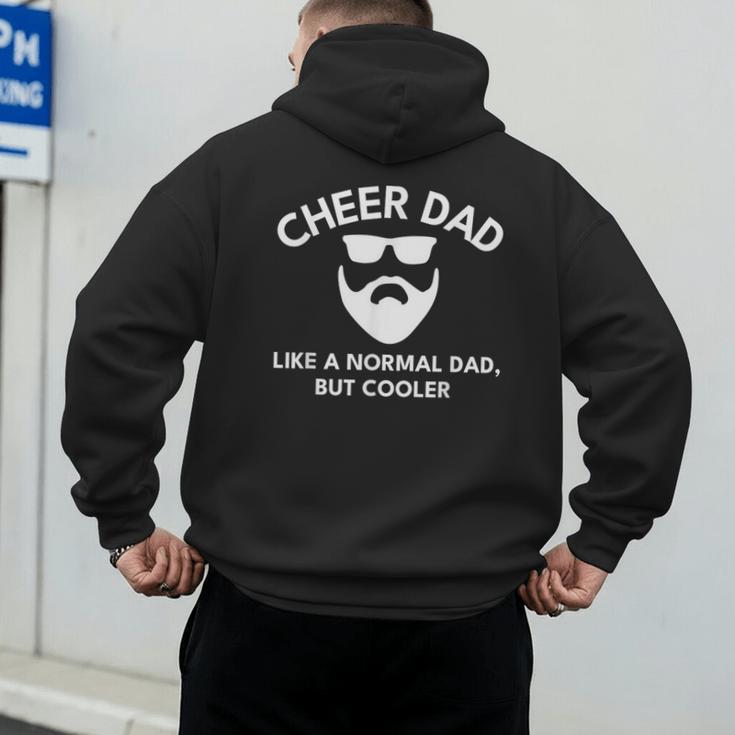 Cheer Dad Cheerleading Bearded Definition Men's Hoodie Back Print