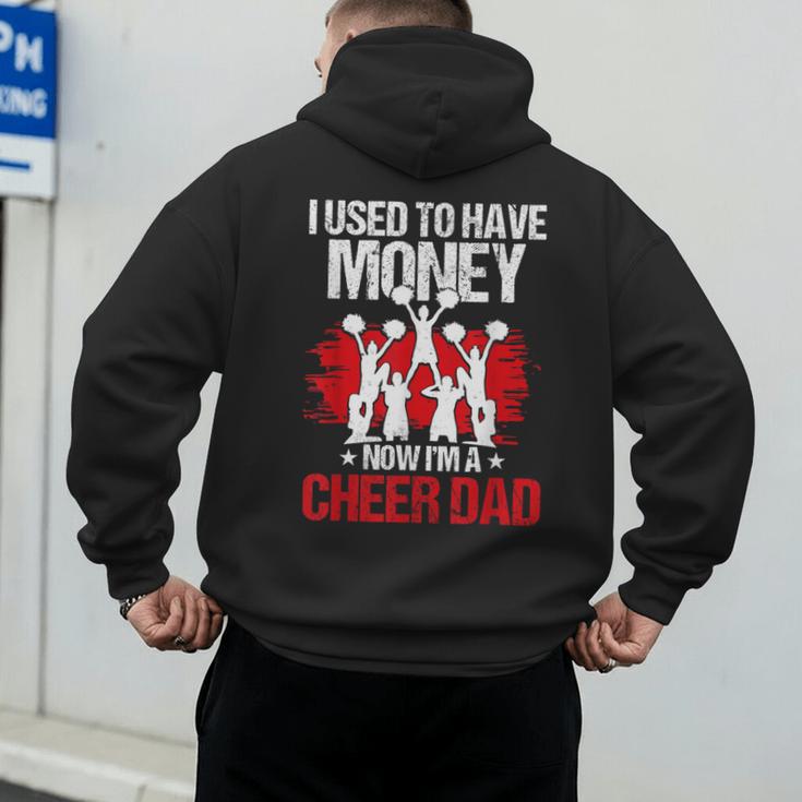 Cheer Dad Cheerleading Fathers Day Men's Hoodie Back Print